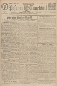 Posener Tageblatt (Posener Warte). Jg.65, Nr. 114 (21 Mai 1926) + dod.