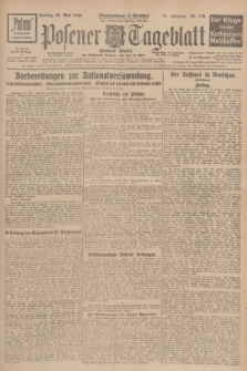 Posener Tageblatt (Posener Warte). Jg.65, Nr. 119 (28 Mai 1926) + dod.