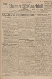 Posener Tageblatt (Posener Warte). Jg.65, Nr. 121 (30 Mai 1926) + dod.