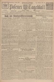 Posener Tageblatt (Posener Warte). Jg.65, Nr. 124 (3 Juni 1926) + dod.
