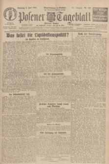 Posener Tageblatt (Posener Warte). Jg.65, Nr. 127 (8 Juni 1926) + dod.