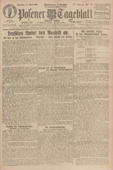 Posener Tageblatt (Posener Warte). Jg.65, Nr. 132 (13 Juni 1926) + dod.