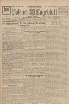 Posener Tageblatt (Posener Warte). Jg.65, Nr. 136 (18 Juni 1926) + dod.