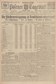 Posener Tageblatt (Posener Warte). Jg.65, Nr. 139 (22 Juni 1926) + dod.
