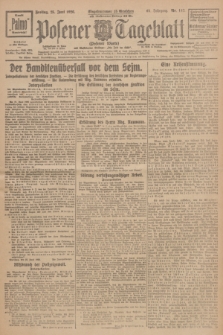 Posener Tageblatt (Posener Warte). Jg.65, Nr. 142 (25 Juni 1926) + dod.