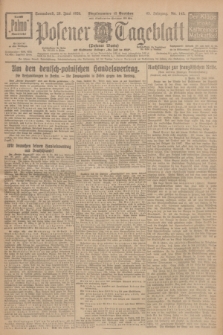 Posener Tageblatt (Posener Warte). Jg.65, Nr. 143 (26 Juni 1926) + dod.