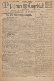 Posener Tageblatt (Posener Warte). Jg.65, Nr. 148 (3 Juli 1926) + dod.
