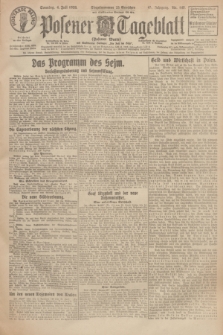 Posener Tageblatt (Posener Warte). Jg.65, Nr. 149 (4 Juli 1926) + dod.
