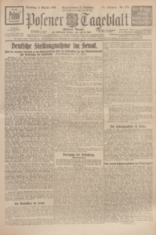 Posener Tageblatt (Posener Warte). Jg.65, Nr. 174 (3 August 1926) + dod.