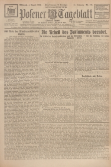 Posener Tageblatt (Posener Warte). Jg.65, Nr. 175 (4 August 1926) + dod.