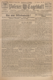 Posener Tageblatt (Posener Warte). Jg.65, Nr. 187 (18 August 1926) + dod.