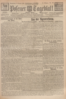 Posener Tageblatt (Posener Warte). Jg.65, Nr. 188 (19 August 1926) + dod.