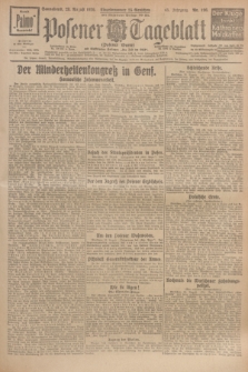 Posener Tageblatt (Posener Warte). Jg.65, Nr. 196 (28 August 1926) + dod.
