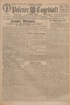 Posener Tageblatt (Posener Warte). Jg.65, Nr. 201 (3 September 1926) + dod.
