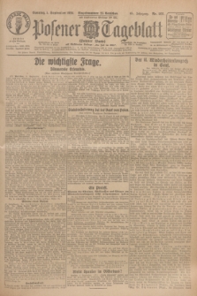 Posener Tageblatt (Posener Warte). Jg.65, Nr. 203 (5 September 1926) + dod.