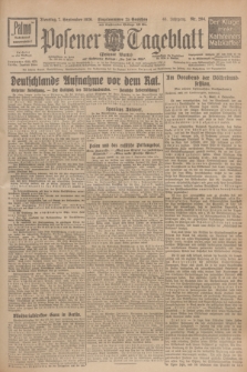 Posener Tageblatt (Posener Warte). Jg.65, Nr. 204 (7 September 1926) + dod.
