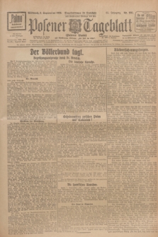Posener Tageblatt (Posener Warte). Jg.65, Nr. 205 (8 September 1926) + dod.