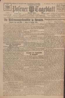 Posener Tageblatt (Posener Warte). Jg.65, Nr. 211 (15 September 1926) + dod.