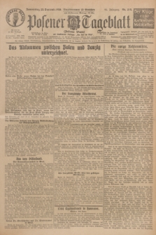 Posener Tageblatt (Posener Warte). Jg.65, Nr. 218 (23 September 1926) + dod.