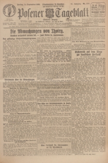 Posener Tageblatt (Posener Warte). Jg.65, Nr. 219 (24 September 1926) + dod.