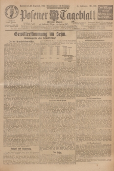 Posener Tageblatt (Posener Warte). Jg.65, Nr. 220 (25 September 1926) + dod.