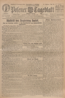 Posener Tageblatt (Posener Warte). Jg.65, Nr. 221 (26 September 1926) + dod.