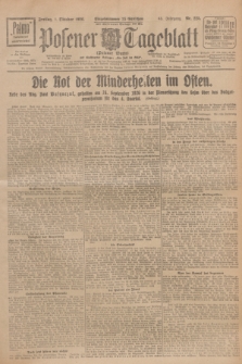 Posener Tageblatt (Posener Warte). Jg.65, Nr. 225 (1 Oktober 1926) + dod.