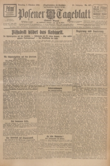 Posener Tageblatt (Posener Warte). Jg.65, Nr. 227 (3 Oktober 1926) + dod.