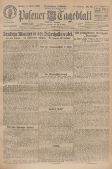 Posener Tageblatt (Posener Warte). Jg.65, Nr. 237 (15 Oktober 1926) + dod.