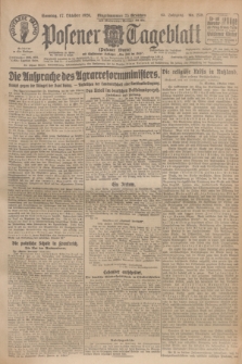 Posener Tageblatt (Posener Warte). Jg.65, Nr. 239 (17 Oktober 1926) + dod.