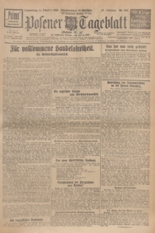 Posener Tageblatt (Posener Warte). Jg.65, Nr. 242 (21 Oktober 1926) + dod.