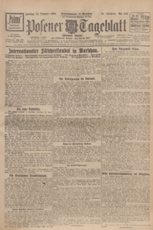 Posener Tageblatt (Posener Warte). Jg.65, Nr. 243 (22 Oktober 1926) + dod.