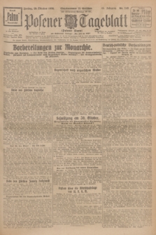 Posener Tageblatt (Posener Warte). Jg.65, Nr. 249 (29 Oktober 1926) + dod.