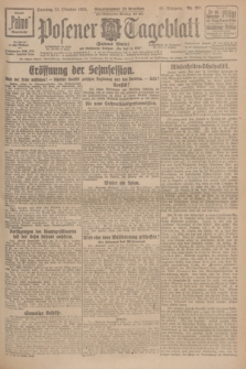 Posener Tageblatt (Posener Warte). Jg.65, Nr. 251 (31 Oktober 1926) + dod.