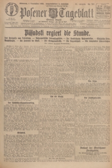 Posener Tageblatt (Posener Warte). Jg.65, Nr. 252 (3 November 1926) + dod.