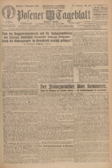 Posener Tageblatt (Posener Warte). Jg.65, Nr. 254 (5 November 1926) + dod.