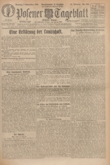 Posener Tageblatt (Posener Warte). Jg.65, Nr. 256 (7 November 1926) + dod.