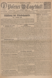 Posener Tageblatt (Posener Warte). Jg.65, Nr. 271 (25 November 1926) + dod.