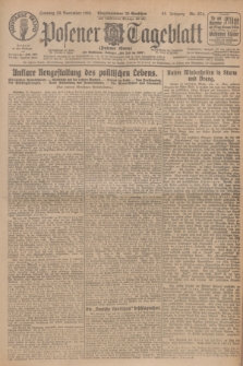 Posener Tageblatt (Posener Warte). Jg.65, Nr. 274 (28 November 1926) + dod.