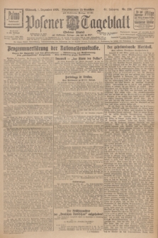 Posener Tageblatt (Posener Warte). Jg.65, Nr. 276 (1 Dezember 1926) + dod.
