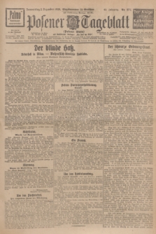 Posener Tageblatt (Posener Warte). Jg.65, Nr. 277 (2 Dezember 1926) + dod.