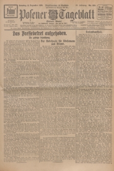 Posener Tageblatt (Posener Warte). Jg.65, Nr. 285 (12 Dezember 1926) + dod.