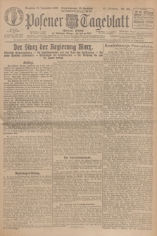 Posener Tageblatt (Posener Warte). Jg.65, Nr. 291 (19 Dezember 1926) + dod.