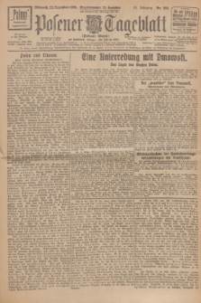 Posener Tageblatt (Posener Warte). Jg.65, Nr. 293 (22 Dezember 1926) + dod.