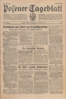 Posener Tageblatt. Jg.76, Nr. 6 (9 Januar 1937) + dod.