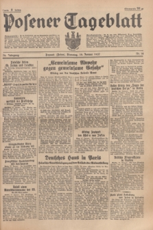 Posener Tageblatt. Jg.76, Nr. 14 (19 Januar 1937) + dod.