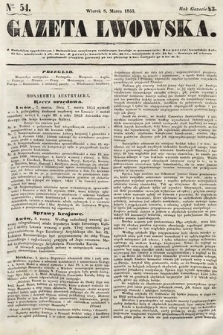 Gazeta Lwowska. 1853, nr 54