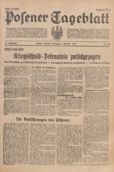 Posener Tageblatt. Jg.76, Nr. 26 (2 Februar 1937) + dod.