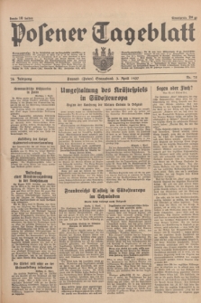 Posener Tageblatt. Jg.76, Nr. 75 (3 April 1937) + dod.