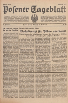 Posener Tageblatt. Jg.76, Nr. 84 (14 April 1937) + dod.